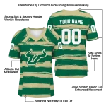 personalized south florida bulls art stripe green jersey best selling