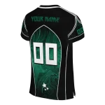 personalized south florida bulls halftone slant green black jersey best selling