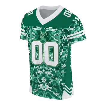 personalized south florida bulls mirrored pattern green jersey fashion forward