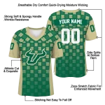 personalized south florida bulls stacked rectangle green jersey best selling
