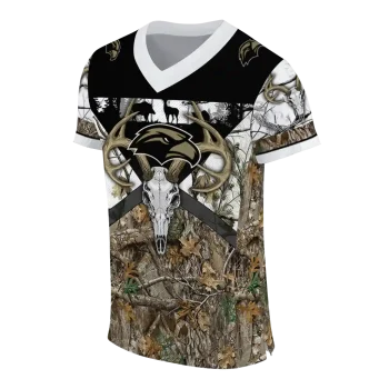 personalized southern miss golden eagles antler skull camouflage hunting jersey fashion forward