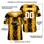 personalized southern miss golden eagles rugged stripes black jersey best selling