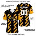 personalized southern miss golden eagles stripe block black jersey best selling