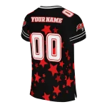 personalized tampa bay buccaneers star cluster black jersey best selling