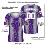 personalized tcu horned frogs rugged stripes purple jersey best selling