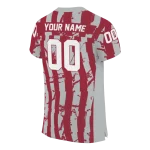 personalized temple owls stripe splatter red jersey best selling