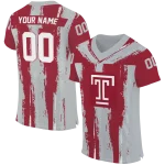 personalized temple owls striped texture red jersey best selling