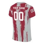 personalized temple owls striped texture red jersey best selling