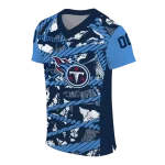 personalized tennessee titans camo shatter navy jersey best selling