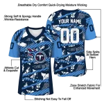 personalized tennessee titans camo shatter navy jersey best selling