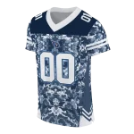personalized tennessee titans mirrored pattern navy jersey best selling