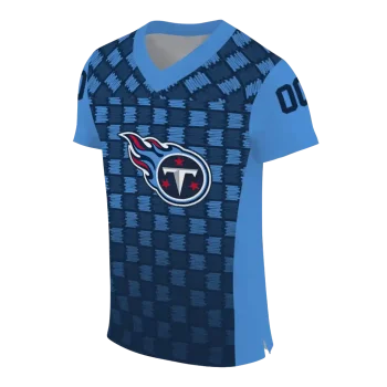 personalized tennessee titans stacked rectangle navy jersey fashion forward