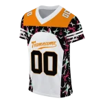 personalized tennessee volunteers brushstroke xs white black jersey best selling