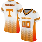 personalized tennessee volunteers halftone sweep white black jersey best selling