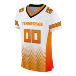 personalized tennessee volunteers halftone sweep white black jersey best selling