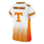 personalized tennessee volunteers halftone sweep white black jersey best selling