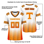 personalized tennessee volunteers halftone sweep white black jersey best selling
