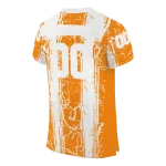 personalized tennessee volunteers rugged stripes orange jersey best selling