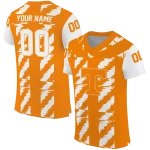 personalized tennessee volunteers stripe block orange jersey best selling