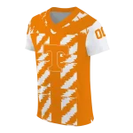 personalized tennessee volunteers stripe block orange jersey best selling