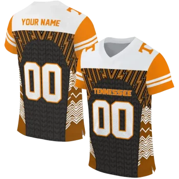 personalized tennessee volunteers tire arrows orange black white jersey best selling
