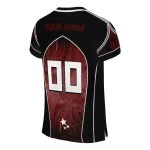 personalized texas am aggies halftone slant maroon black jersey best selling
