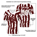 personalized texas am aggies stripe splatter maroon jersey best selling