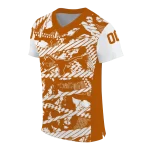 personalized texas longhorns camo shatter orange jersey best selling