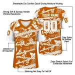 personalized texas longhorns camo shatter orange jersey best selling