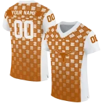 personalized texas longhorns stacked rectangle orange jersey best selling