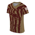 personalized texas state bobcats stripe splatter maroon jersey best selling