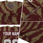 personalized texas state bobcats stripe splatter maroon jersey best selling