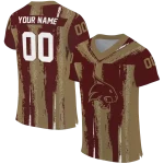 personalized texas state bobcats striped texture maroon jersey best selling