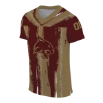 personalized texas state bobcats striped texture maroon jersey best selling