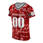 personalized texas tech red raiders camouflage abstract red jersey best selling