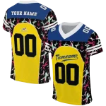 personalized toledo rockets brushstroke xs gold black jersey best selling