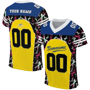 personalized toledo rockets brushstroke xs gold black jersey best selling