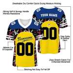 personalized toledo rockets brushstroke xs gold black jersey best selling