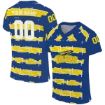 personalized toledo rockets layered grids blue jersey best selling