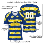 personalized toledo rockets layered grids blue jersey best selling