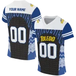 personalized toledo rockets tire arrows blue black white jersey best selling