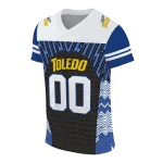 personalized toledo rockets tire arrows blue black white jersey best selling