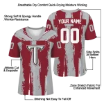 personalized troy trojans striped texture red jersey best selling