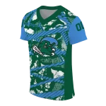 personalized tulane green wave camo shatter green jersey best selling