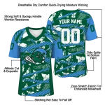 personalized tulane green wave camo shatter green jersey best selling