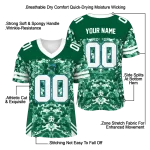 personalized tulane green wave mirrored pattern green jersey best selling