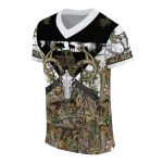personalized tulsa golden hurricane antler skull camouflage hunting jersey best selling