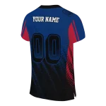 personalized tulsa golden hurricane halftone flow blue black jersey best selling