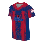 personalized tulsa golden hurricane rugged stripes blue jersey best selling