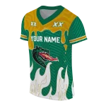 personalized uab blazers dripping flames green white jersey best selling